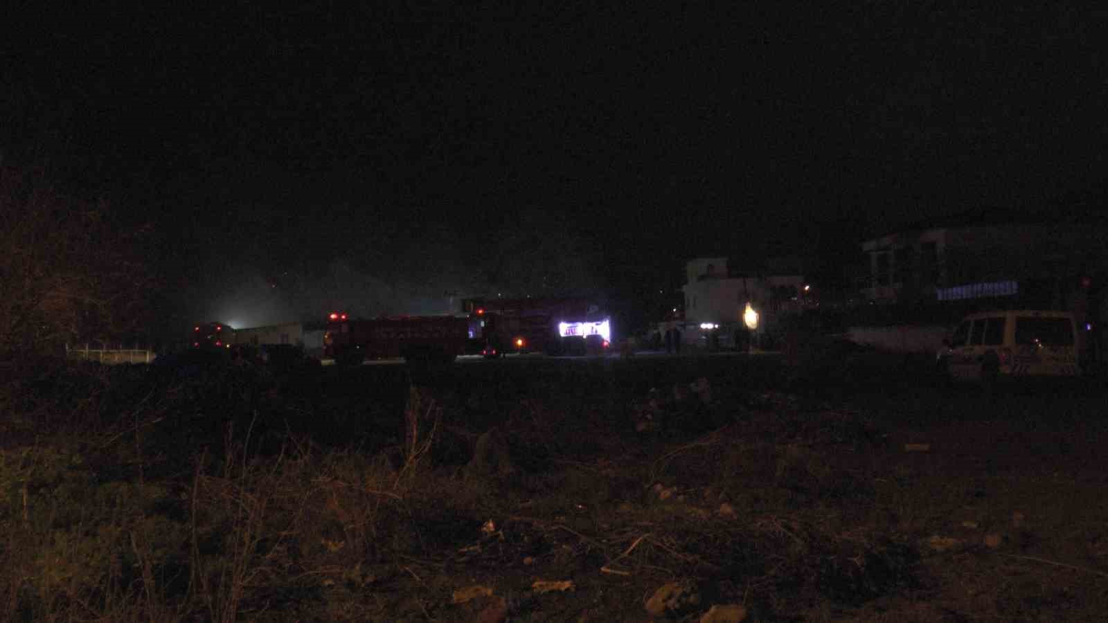Kayseri’de madeni yağ deposu küle döndü