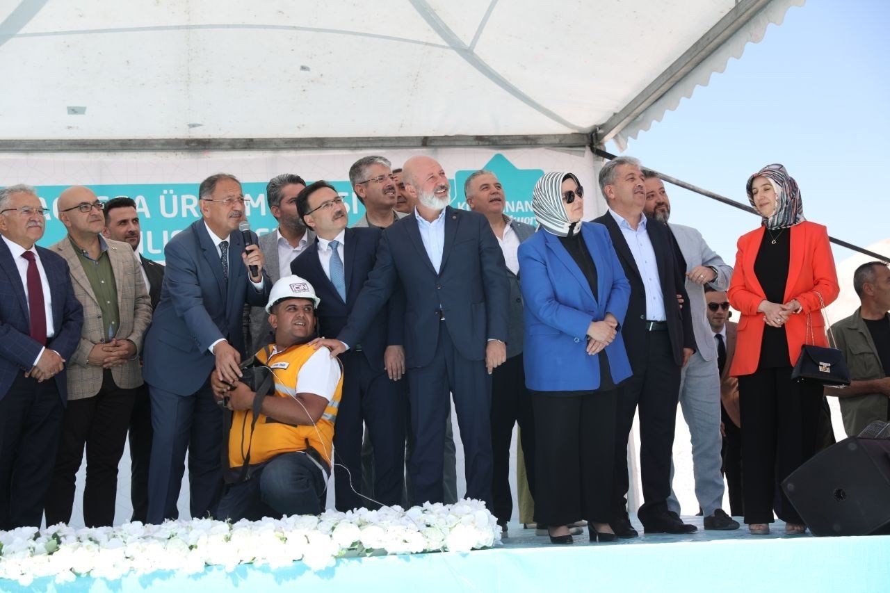 Kayseri’de tek, Türkiye’de sayılı olan konkasör tesisi açıldı