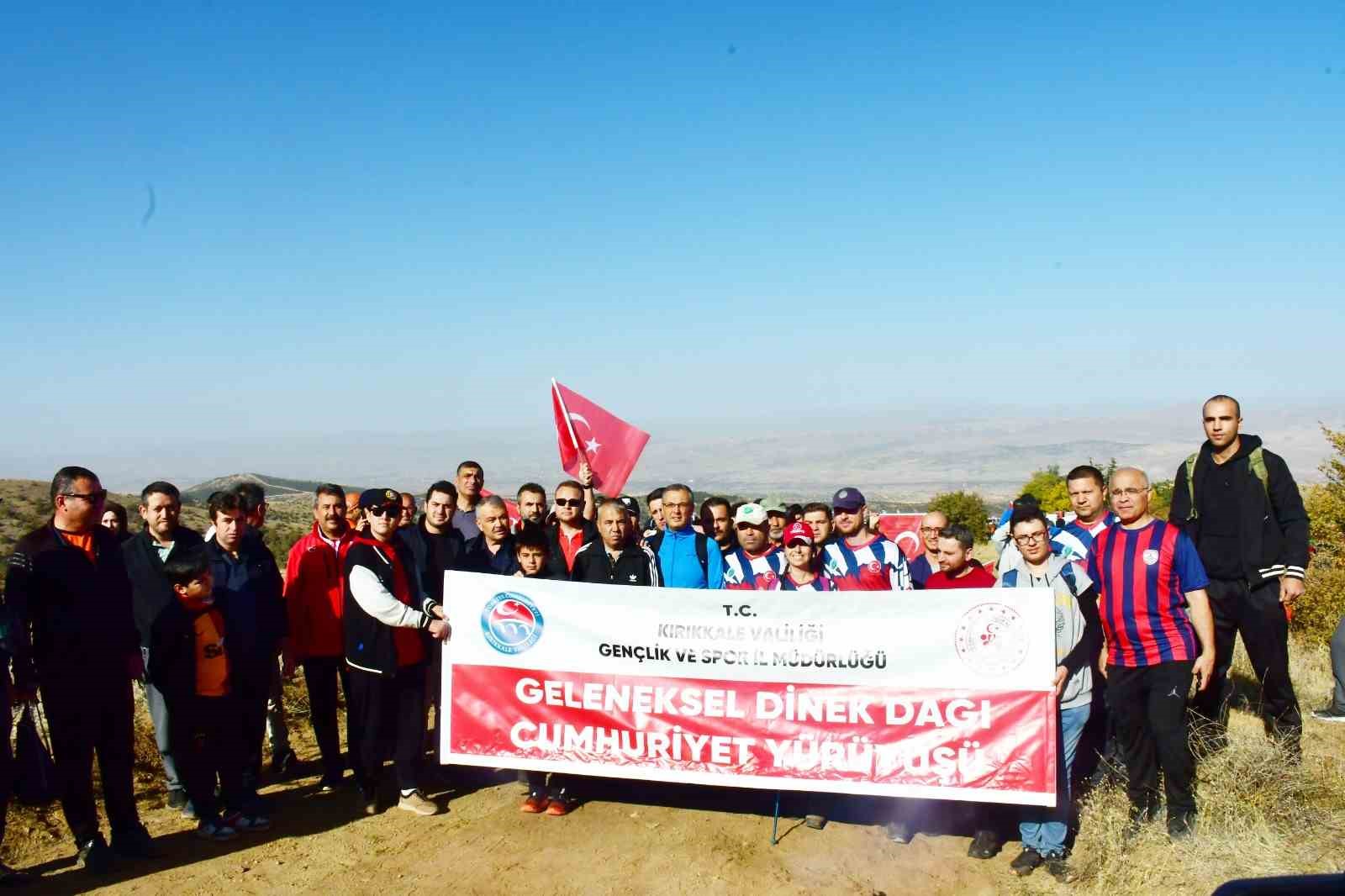 Kırıkkale’de Cumhuriyet’in 100. yılına özel yürüyüş