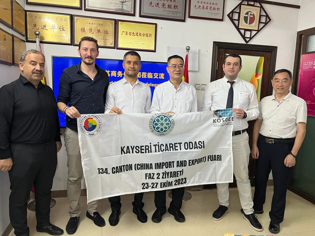 Kayseri Ticaret Odası ihracat gezilerinin üçüncüsünü Çin’e gerçekleştirdi