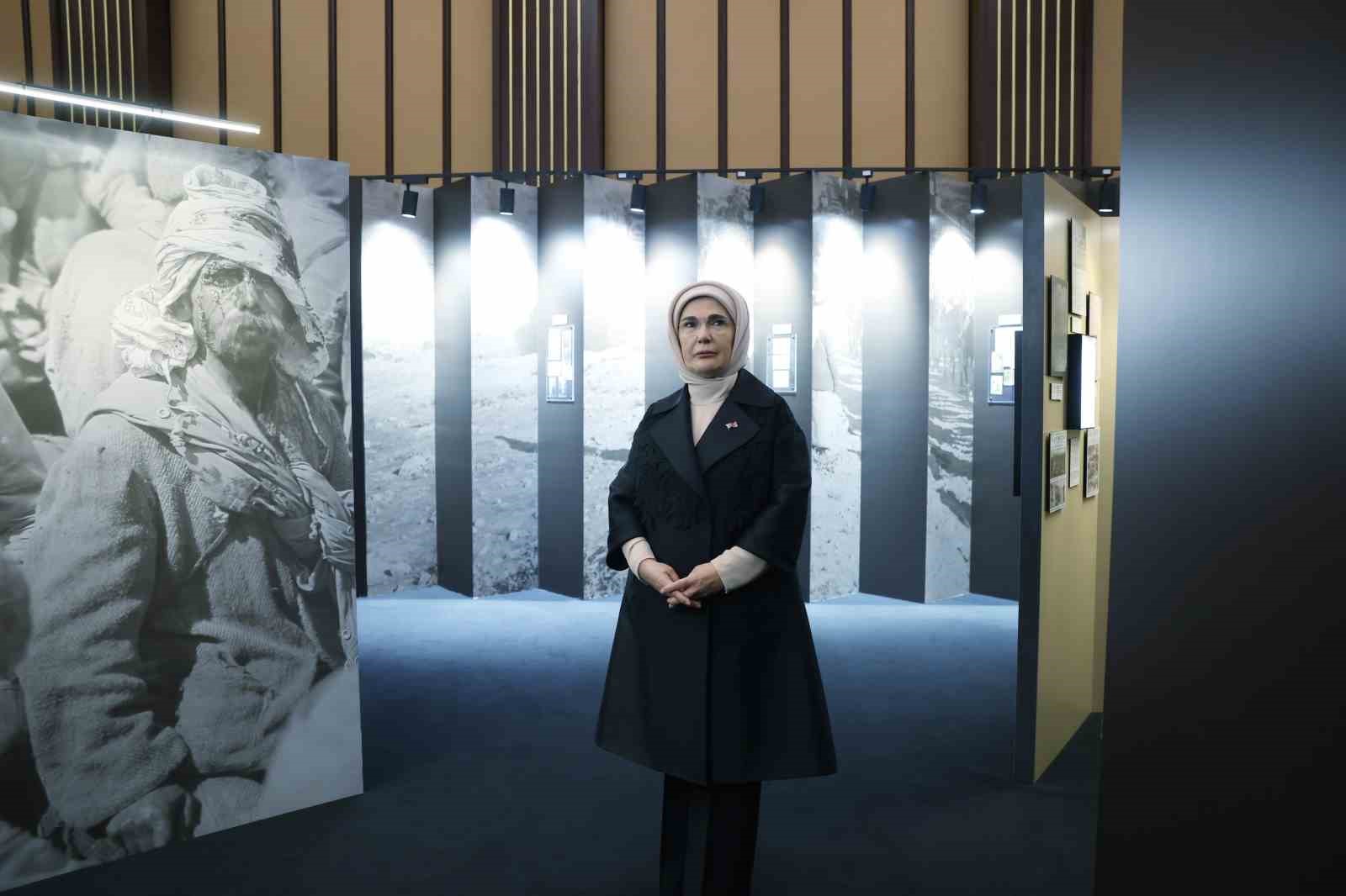 Emine Erdoğan: "Dünyanın bütün mazlumlarını emanet addediyoruz ve kalıcı barışı tesis etmek için seferber oluyoruz"