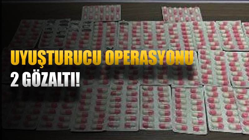 Kırıkkale'de 431 adet sentetik ecza hap ele geçirildi: 2 gözaltı