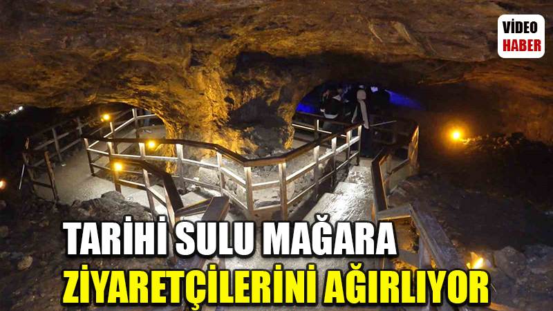 285 metre uzunluğunda 3 kattan oluşuyor: Tarihi Sulu Mağara ziyaretçilerini ağırlıyor