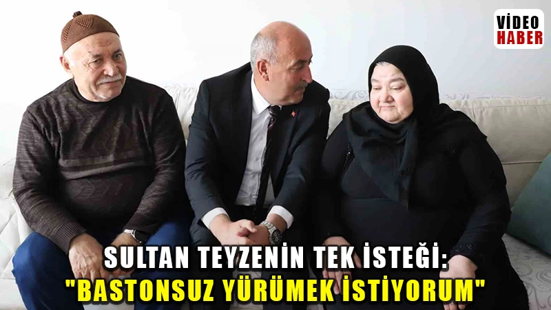 Kilolarından kurtulmak isteyen Sultan teyzenin tek isteği: "Bastonsuz yürümek istiyorum"