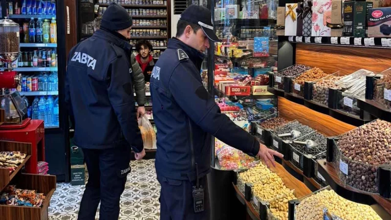 Zabıta ekiplerinden yılbaşı denetimi!