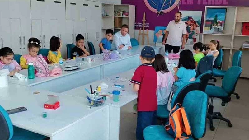 MÜDÜR GÜNEŞ, YAZ OKULU ÖĞRENCİLERİYLE BULUŞTU!