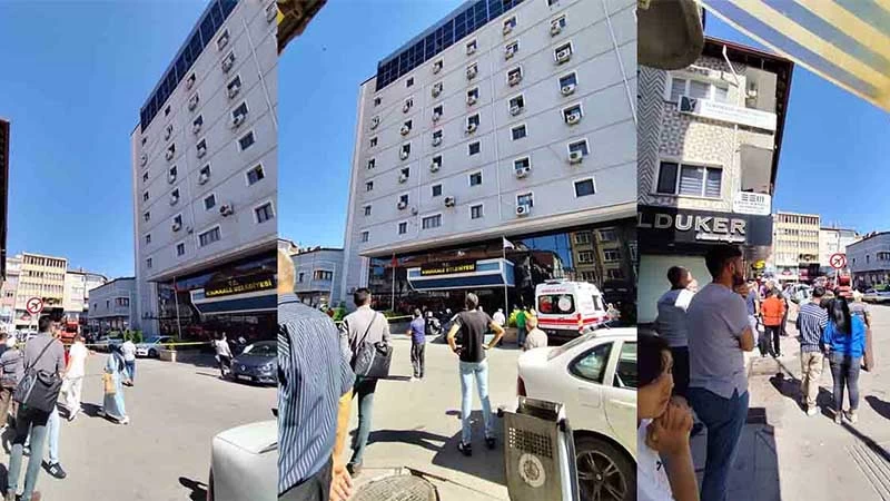 KIRIKKALE BELEDİYESİ ÇATISINDA İNTİHAR GİRİŞİMİ!