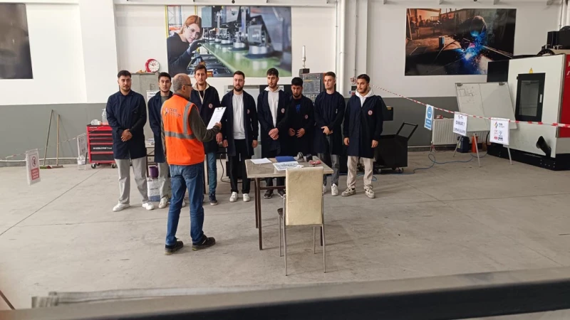 TSO’da CNC MYK sınavı gerçekleştirildi