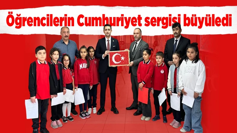 Keskin’de öğrencilerin Cumhuriyet sergisi büyüledi