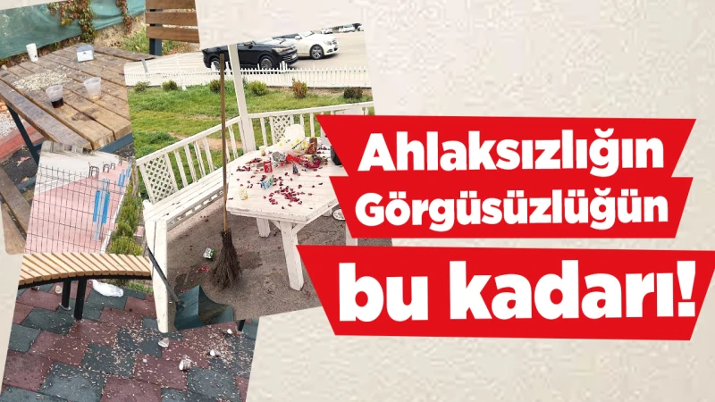 Kırıkkale parklarında tepki çeken görüntü!