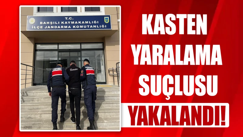 Kasten yaralama suçlusu yakalandı!