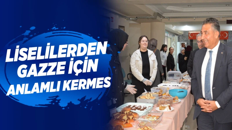 Liselilerden Gazze için anlamlı kermes