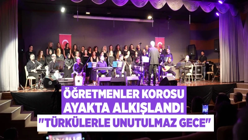 Öğretmenlerden unutulmaz performans, davetliler ayakta izledi