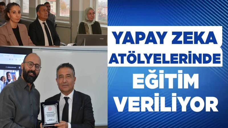 Yapay zeka atölyelerinde eğitim veriliyor
