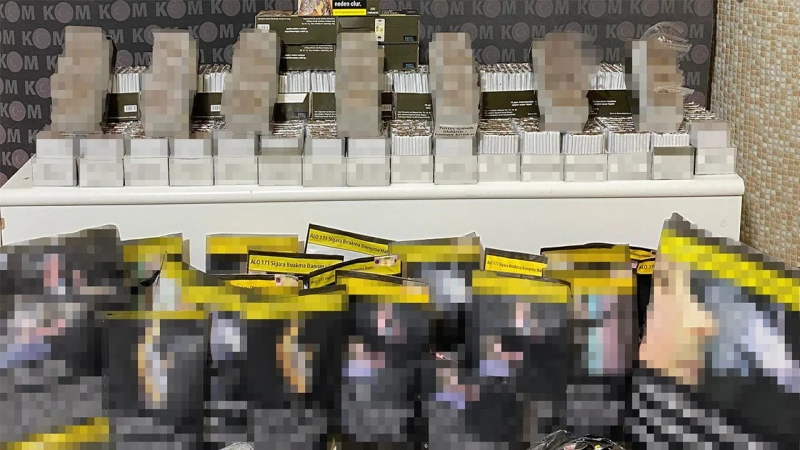 Kırıkkale’de binlerce makaron ele geçirildi