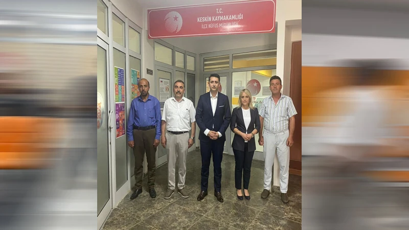 Kayatürk’ten İlçe Nüfus Müdürlüğü’ne ziyaret