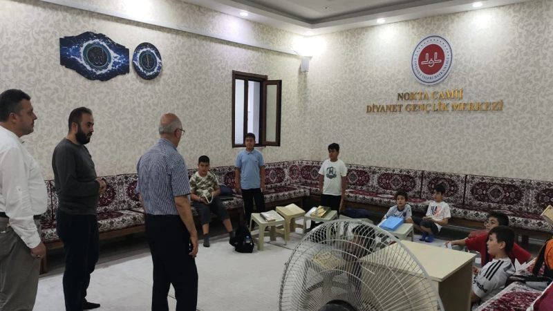 Müftü Topal’dan Yaz Kur’an Kurslarına moral ziyareti