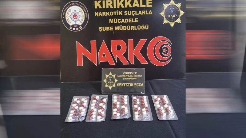 65 adet sentetik uyuşturucu ele geçirildi