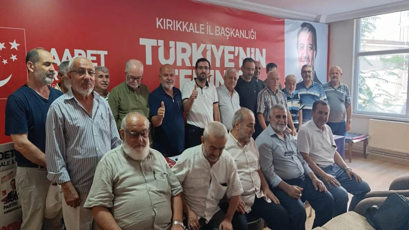Saadet Partisi, il divan toplantısını gerçekleştirdi