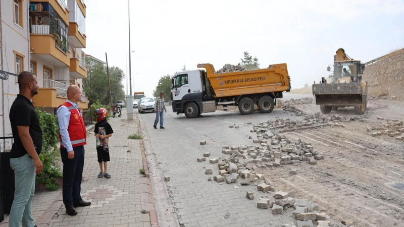 Kepir Caddesi’nde asfalt hamlesi başladı
