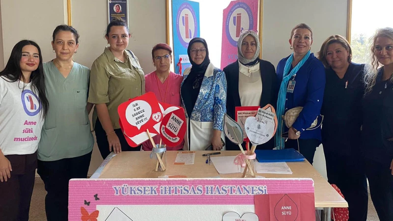 Hastanede anne sütünün önemi anlatıldı