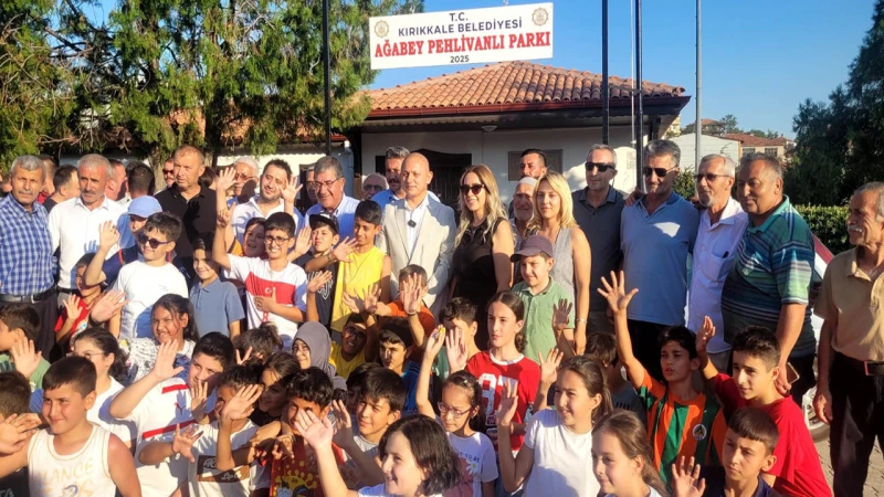 Sanayi Mahallesi’nde Ağabey Pehlivanlı parkı açıldı
