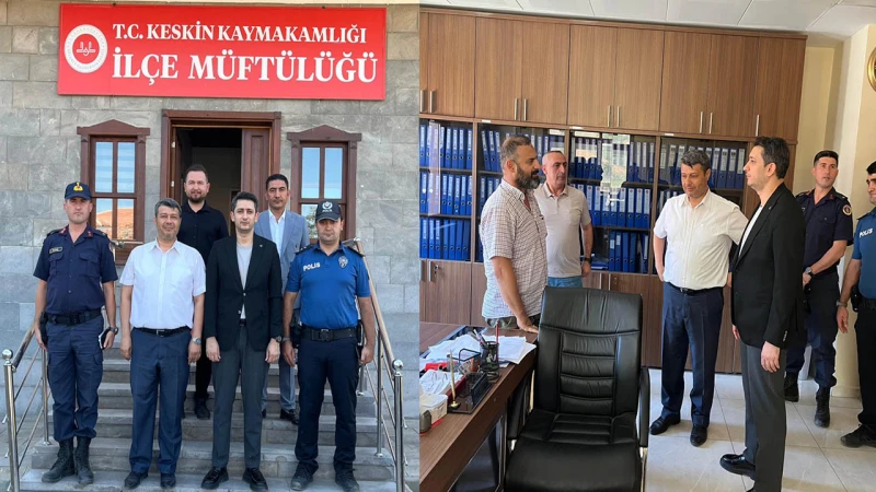 Kayatürk’ten İlçe Müftülüğüne ziyaret