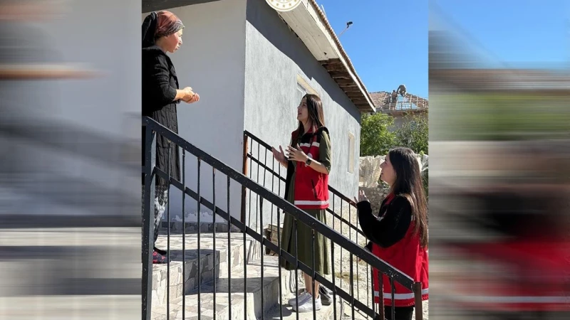 Kargın köyünde gönül köprüsü kuruldu