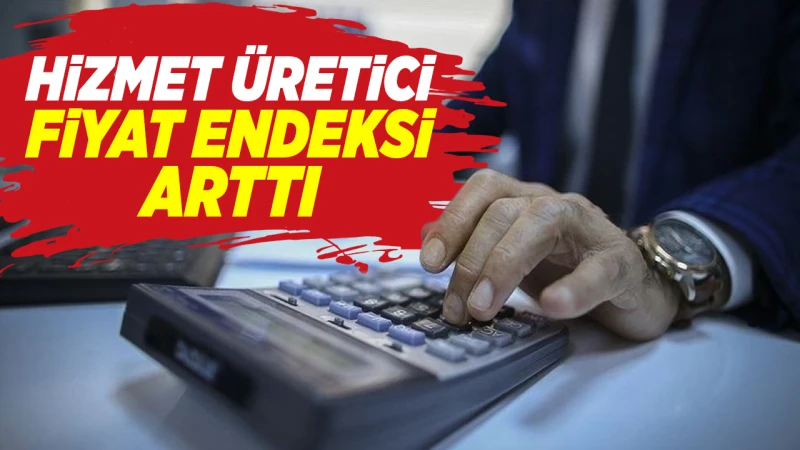 Hizmet üretici fiyat endeksi arttı