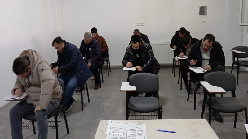 TSO tarafından mesleki yeterlilik belgesi sınavı yapıldı
