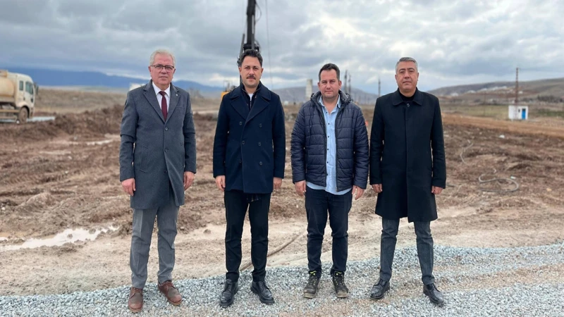 Kaymakam Cingirt’ten Hızlı Tren Şantiyesine Ziyaret