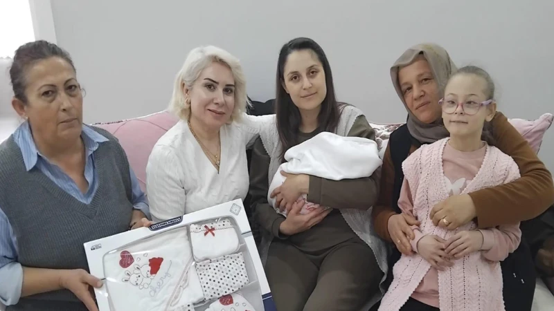 Sulakyurt’ta “Dünyaya Hoş Geldin Bebek” projesiyle anlamlı ziyaret