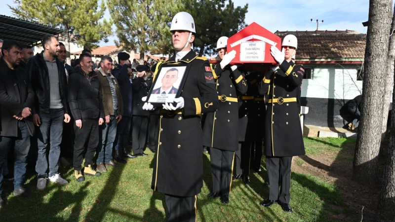 Jandarma Uzman Çavuş Önder Kazan’a son görev!