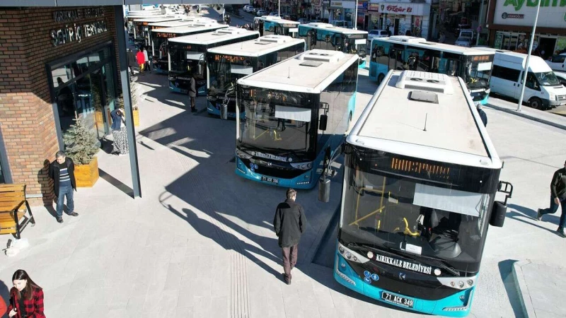Kırıkkale’de belediye otobüslerinin saati değişti