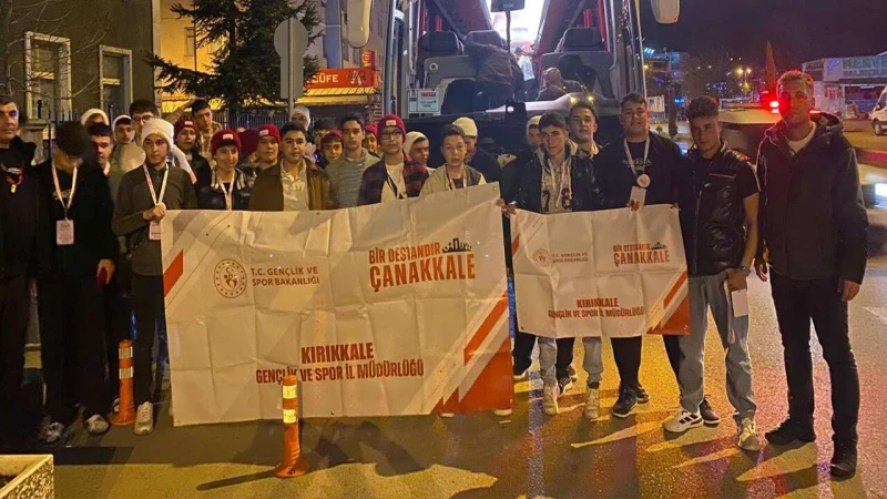 Kırıkkaleli gençler destanın yazıldığı şehir için yola çıktı