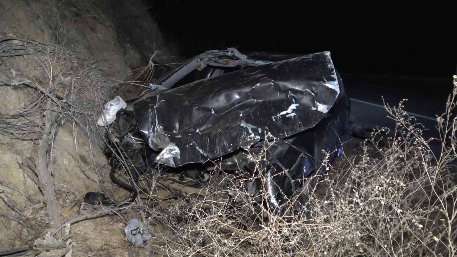 Kırıkkale'de trafik kazasında, otomobil takla attı sürücü  ağır yaralandı