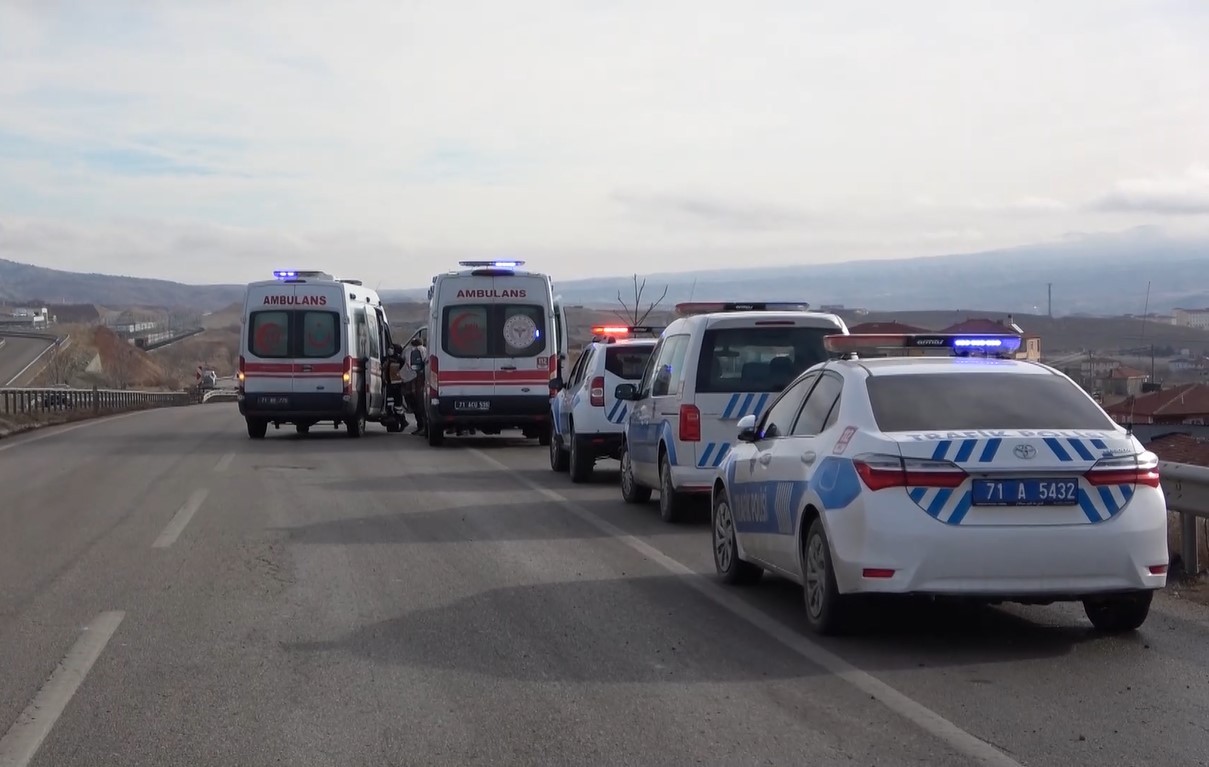 Kırıkkale’de Feci Trafik Kazası