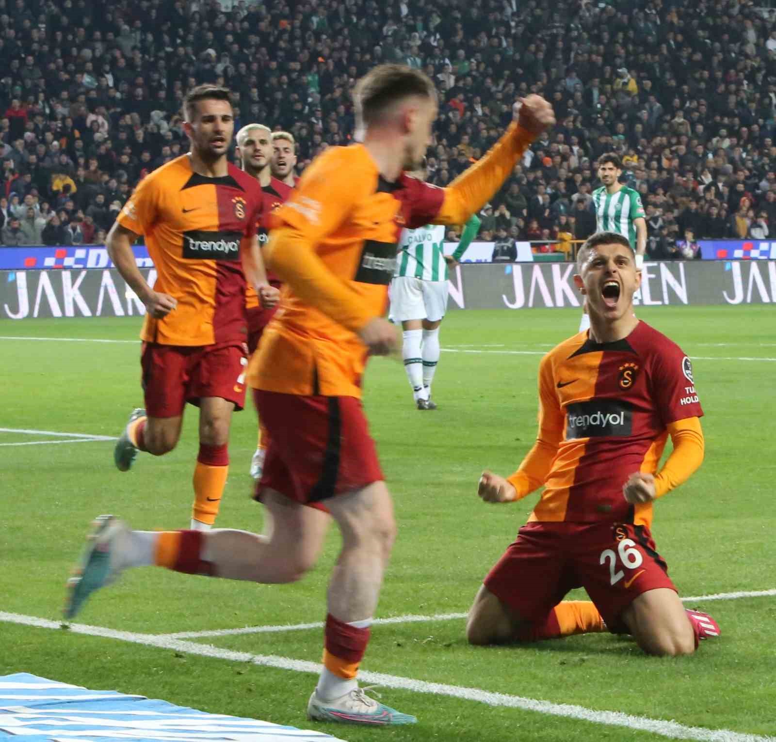 Spor Toto Süper Lig: Konyaspor: 0 - Galatasaray: 1 (İlk yarı)