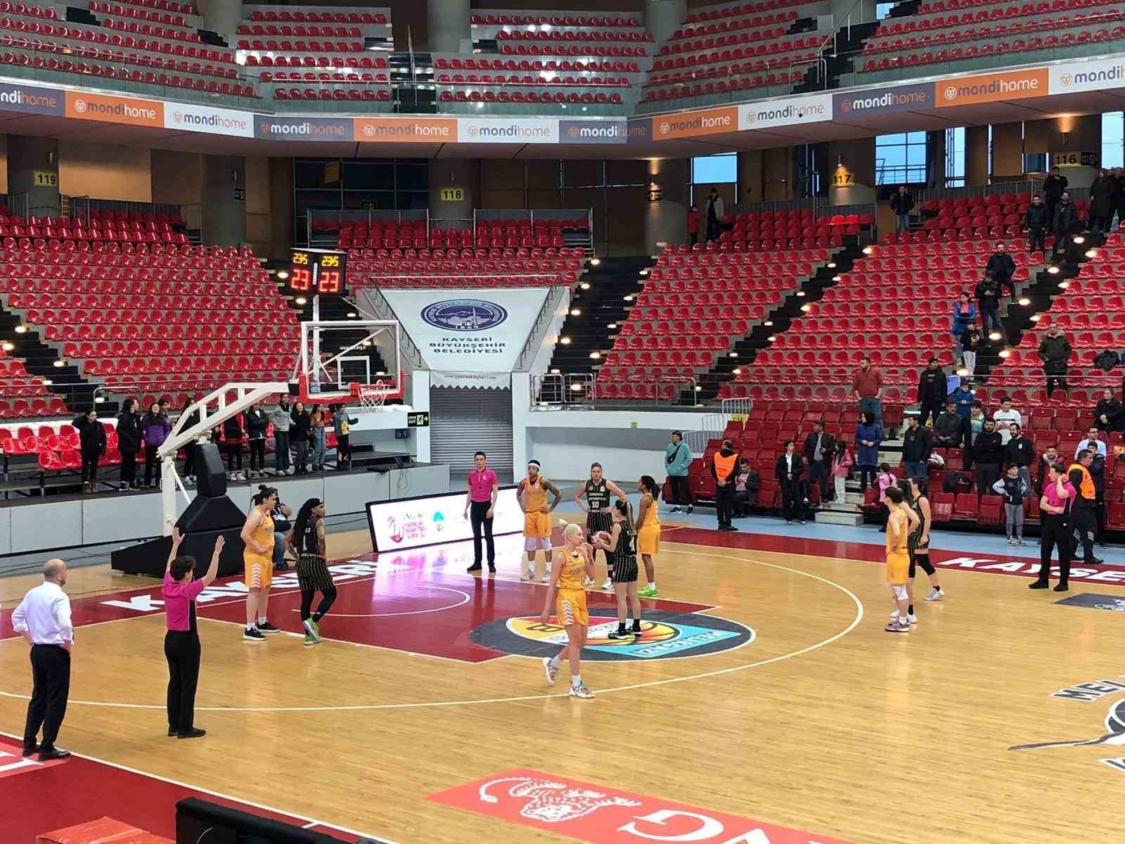TKBL: Melikgazi Kayseri Basketbol: 76 - Çankaya Üniversitesi:66
