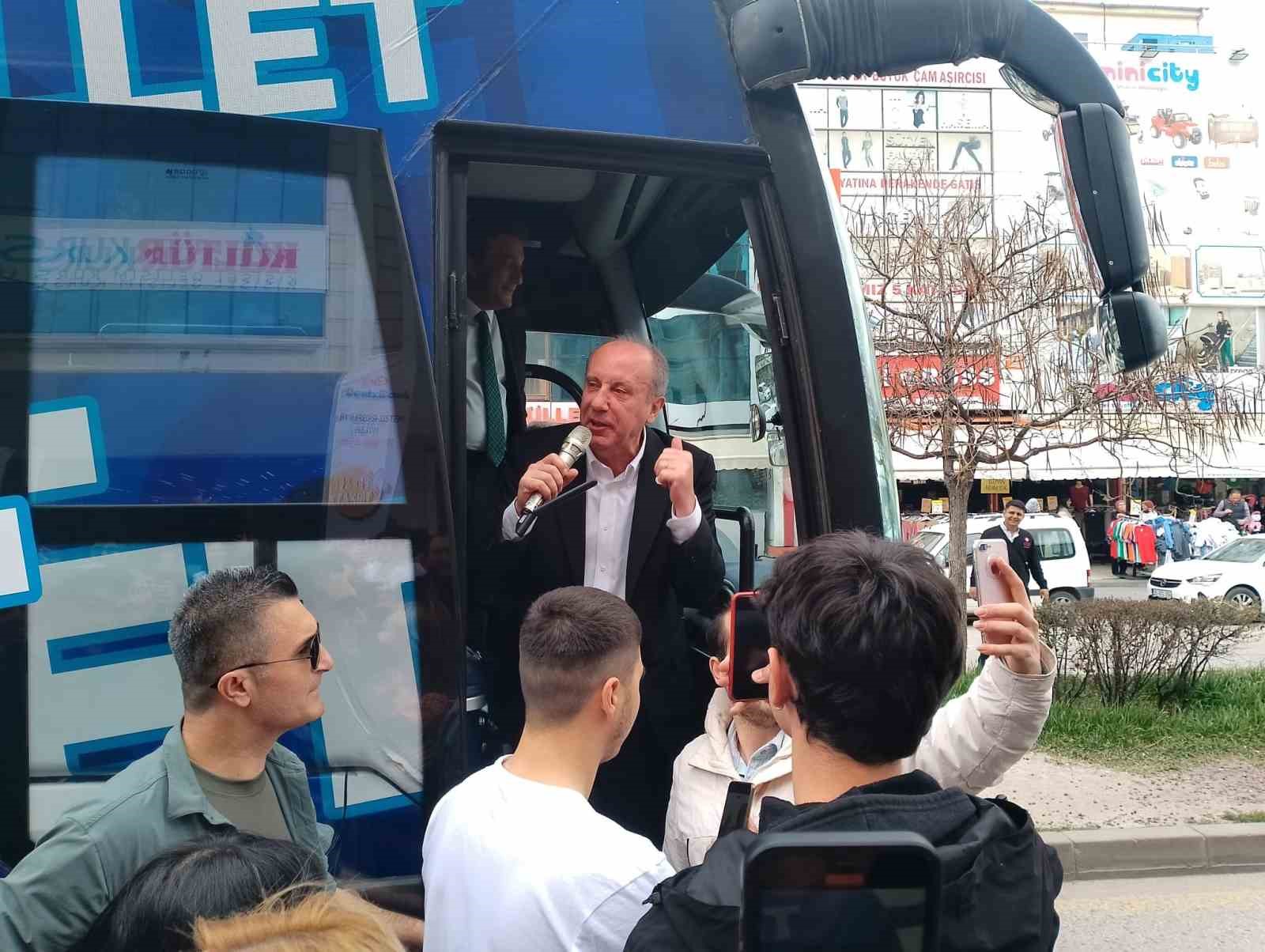 Cumhurbaşkanı Adayı İnce: “(Ali Babacan) O birinci turda Kemal Bey’e oy verecek mi ondan da şüpheliyim”