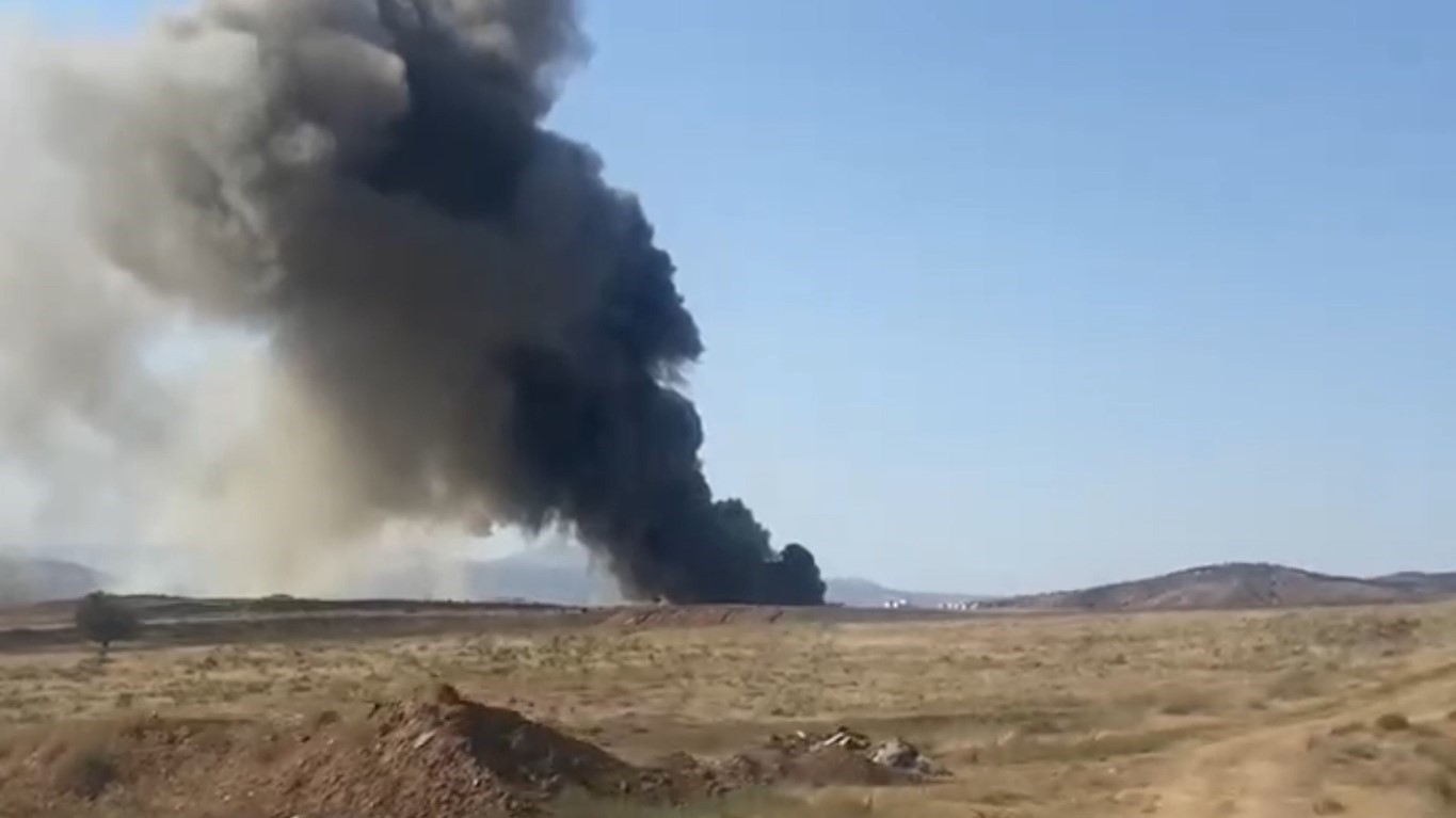 Kırıkkale Yeni Sanayide  Fabrikada çıkan yangın  söndürüldü