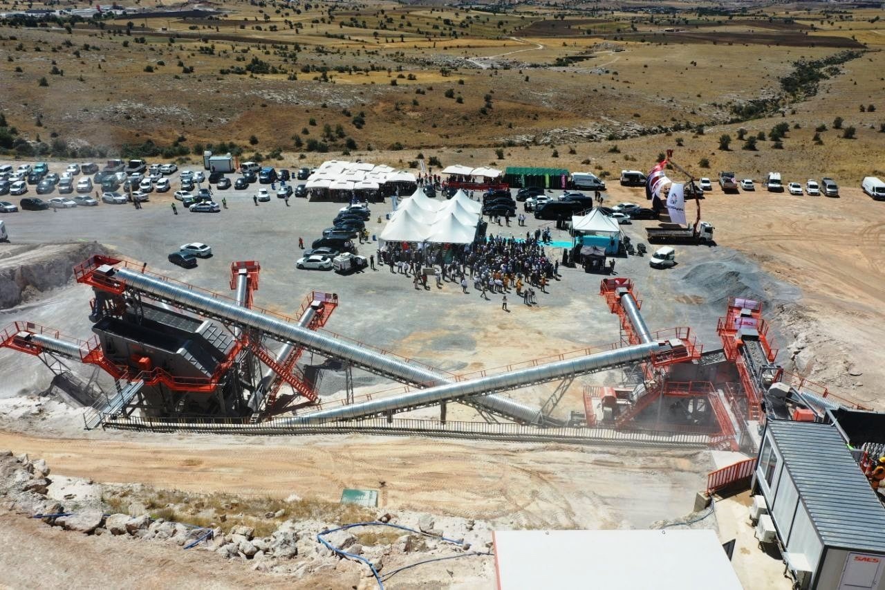 Kayseri’de tek, Türkiye’de sayılı olan konkasör tesisi açıldı