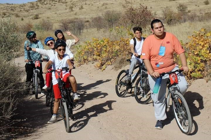 NEVÜ Bisiklet Kulübü Cumhuriyetin 100. Yılı için pedal çevirdi