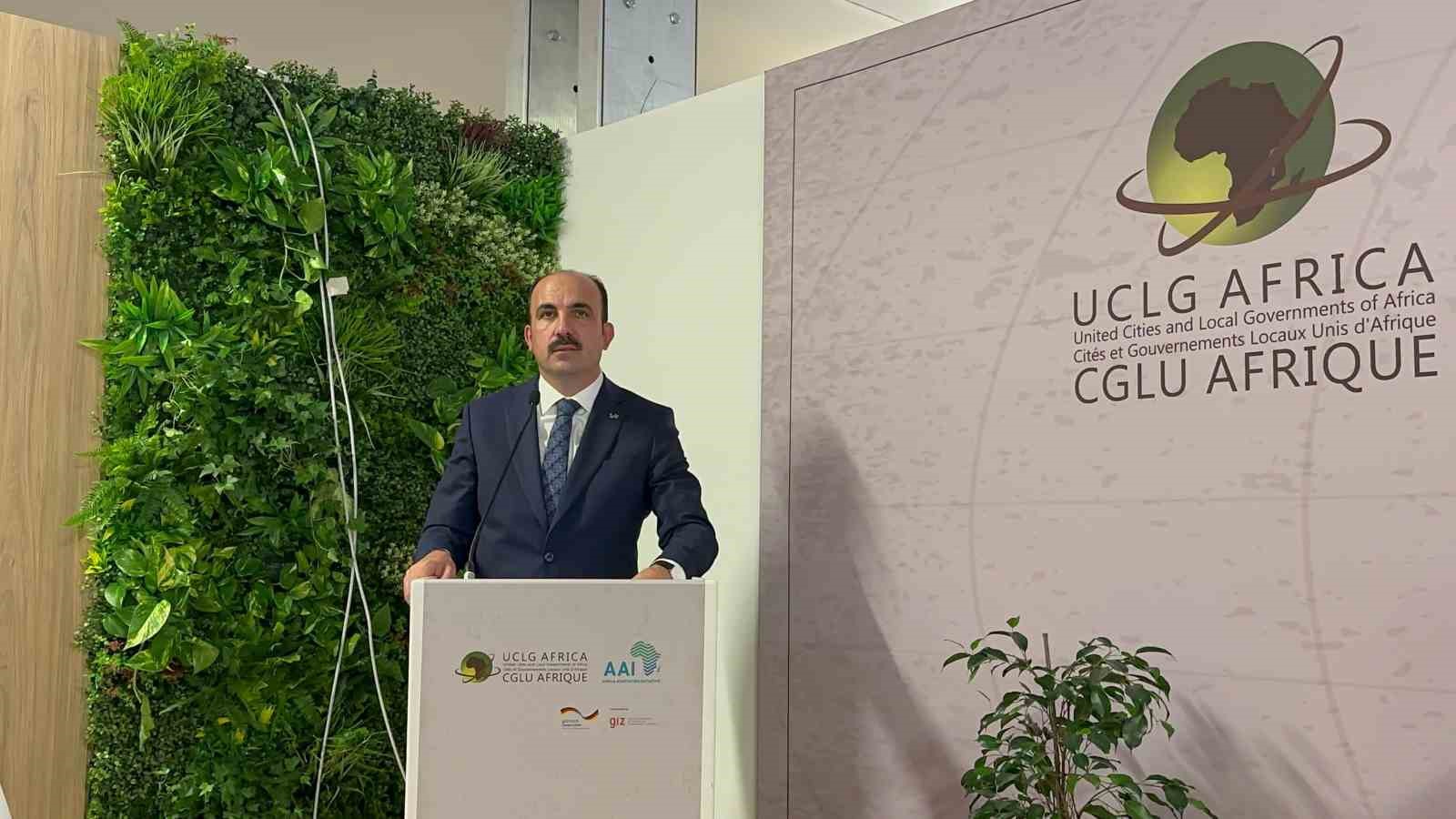 UCLG Başkanı Altay, COP 28 kapsamında düzenlenen Yerel İklim Eylemi Zirvesi’nde konuştu