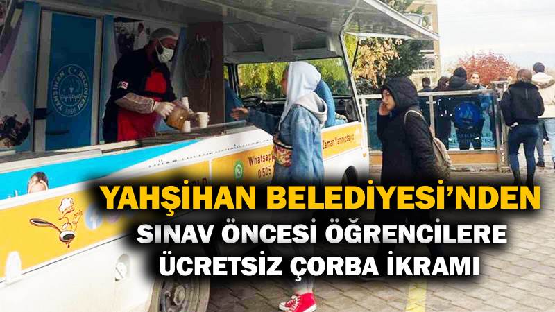 Üniversite öğrencilerine sınav haftasında ücretsiz çorba