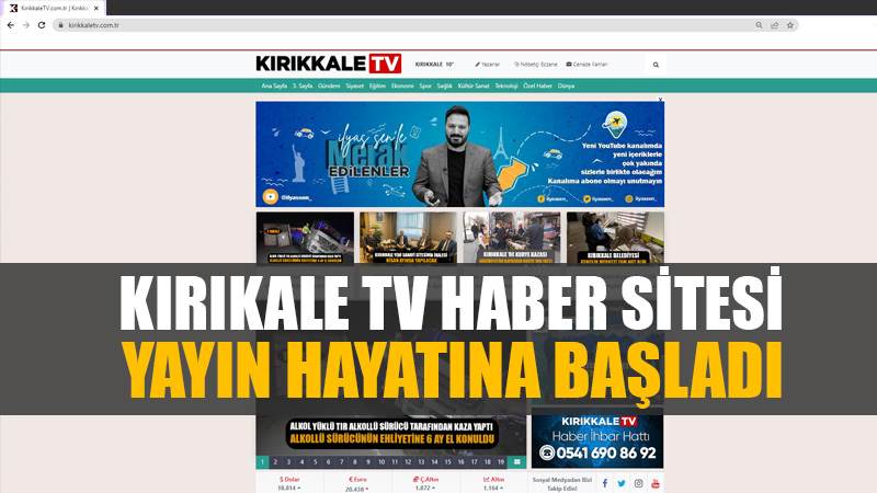 KIRIKKALE TV HABER SİTESİ YAYIN HAYATINA BAŞLADI