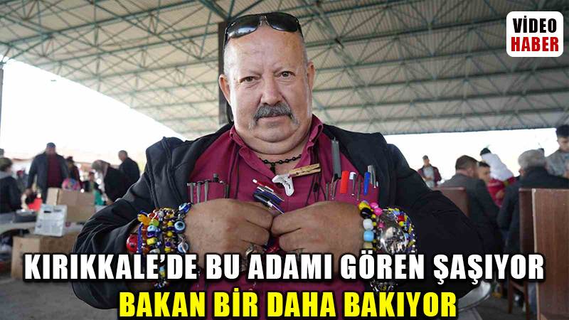 Bu adamı gören şaşıyor, üzerinde yok yok: Bakan bir daha bakıyor