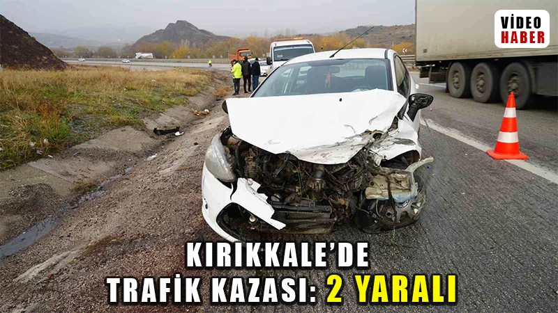 Otomobil bariyerlere çarptı: 2 yaralı