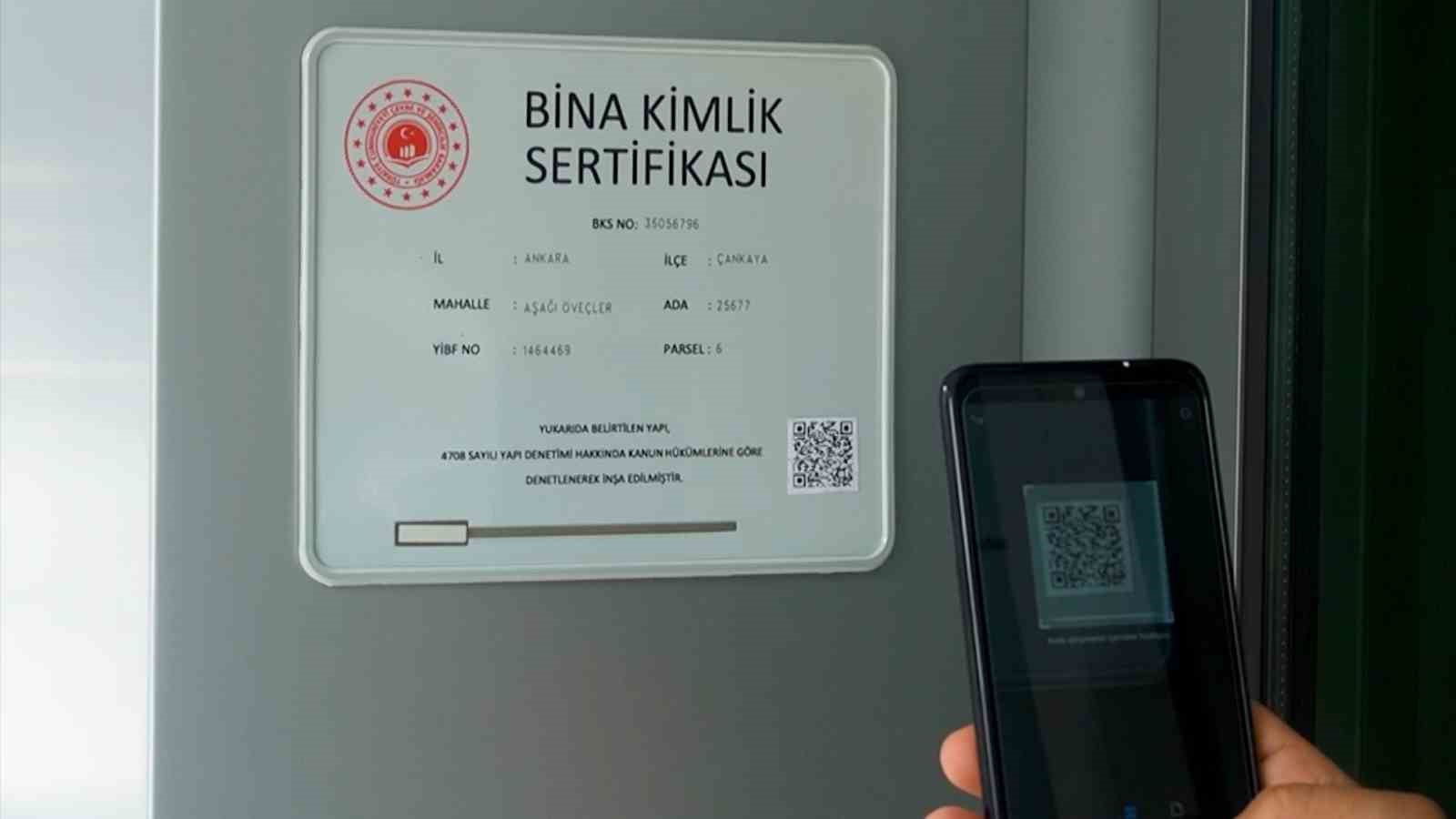 ‘Bina Kimlik Sistemi’ hayata geçirildi