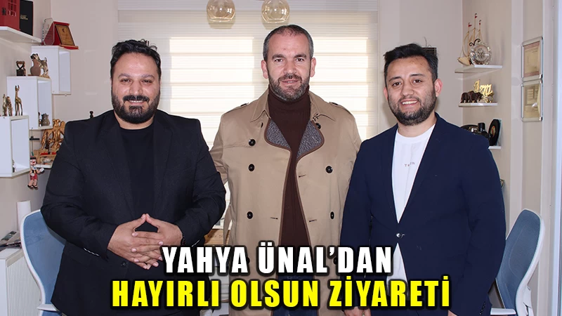 Yahya Ünal'dan Yenigün Gazetesi'ne hayırlı olsun ziyareti